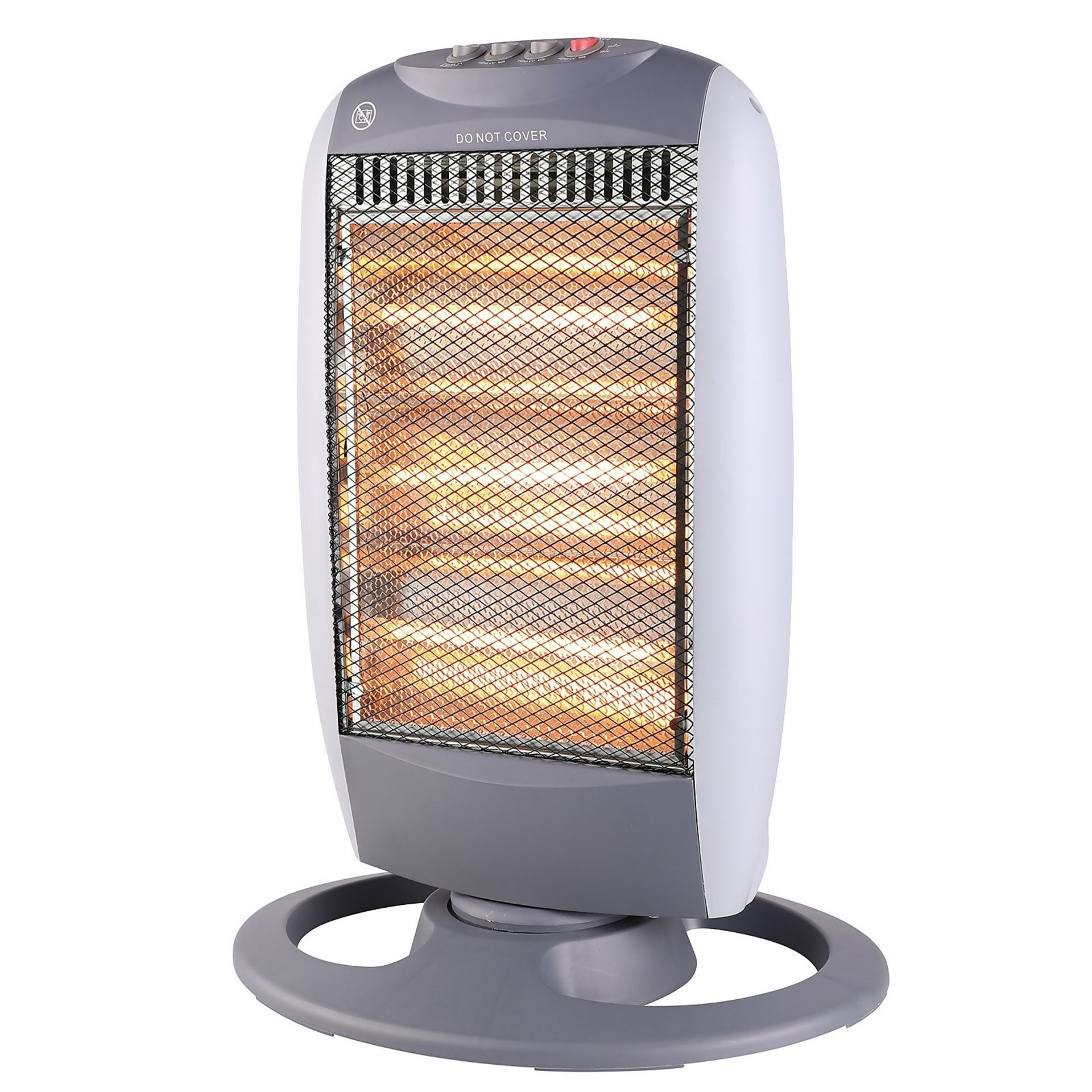Homebase Radiant Heater with 3 Halogen Heating Tubes 1200W - ER24