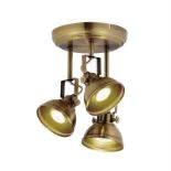 Ditavon 3x 35W Spotlight - Antique Brass - ER26