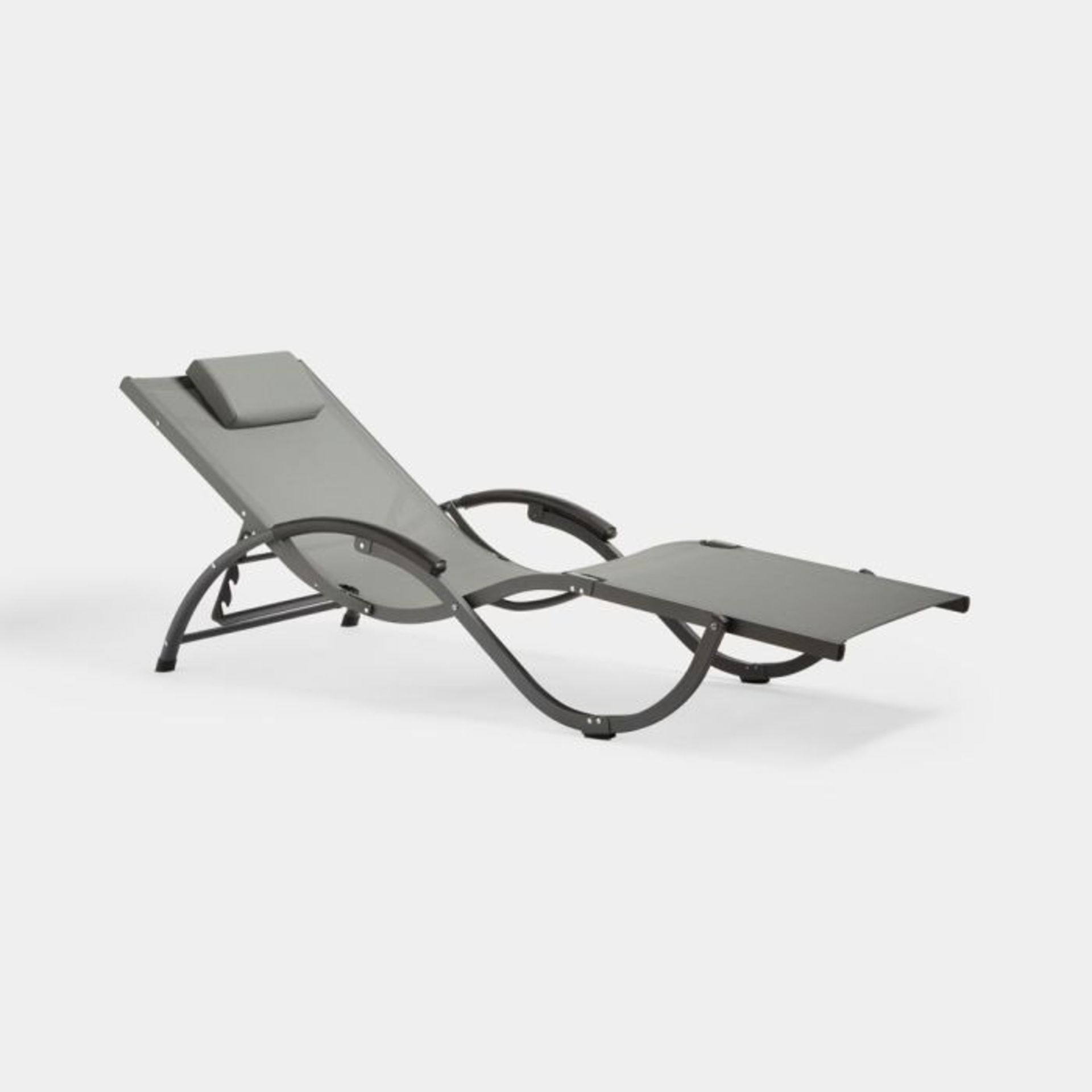 Folding Textoline Sunlounger - ER34