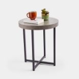 Concrete Effect Side Table - ER23