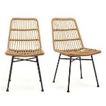 Spinningfield Set of 2 Rattan Dining Chairs - ER34