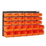 Workshop Storage - 30pcs Wall Mount Storage Organiser Bin for Tool Shed - ER32