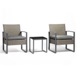Rattan Bistro Set 2 Chairs - ER39