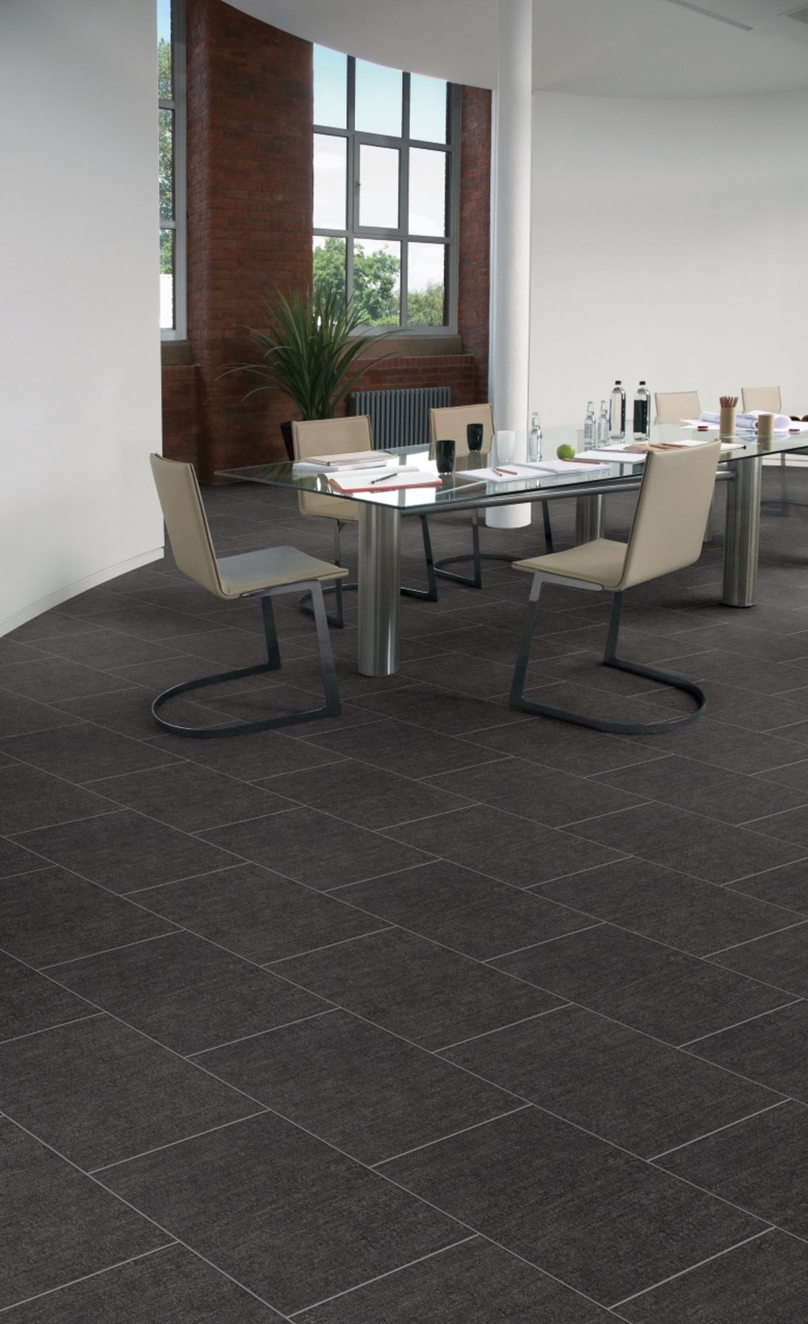 45x BRAND NEW AMTICO Spacia Sift Stone Graphite 305mm x 305mm Flooring - 27 PACK (2.5m2). RRP £54.99