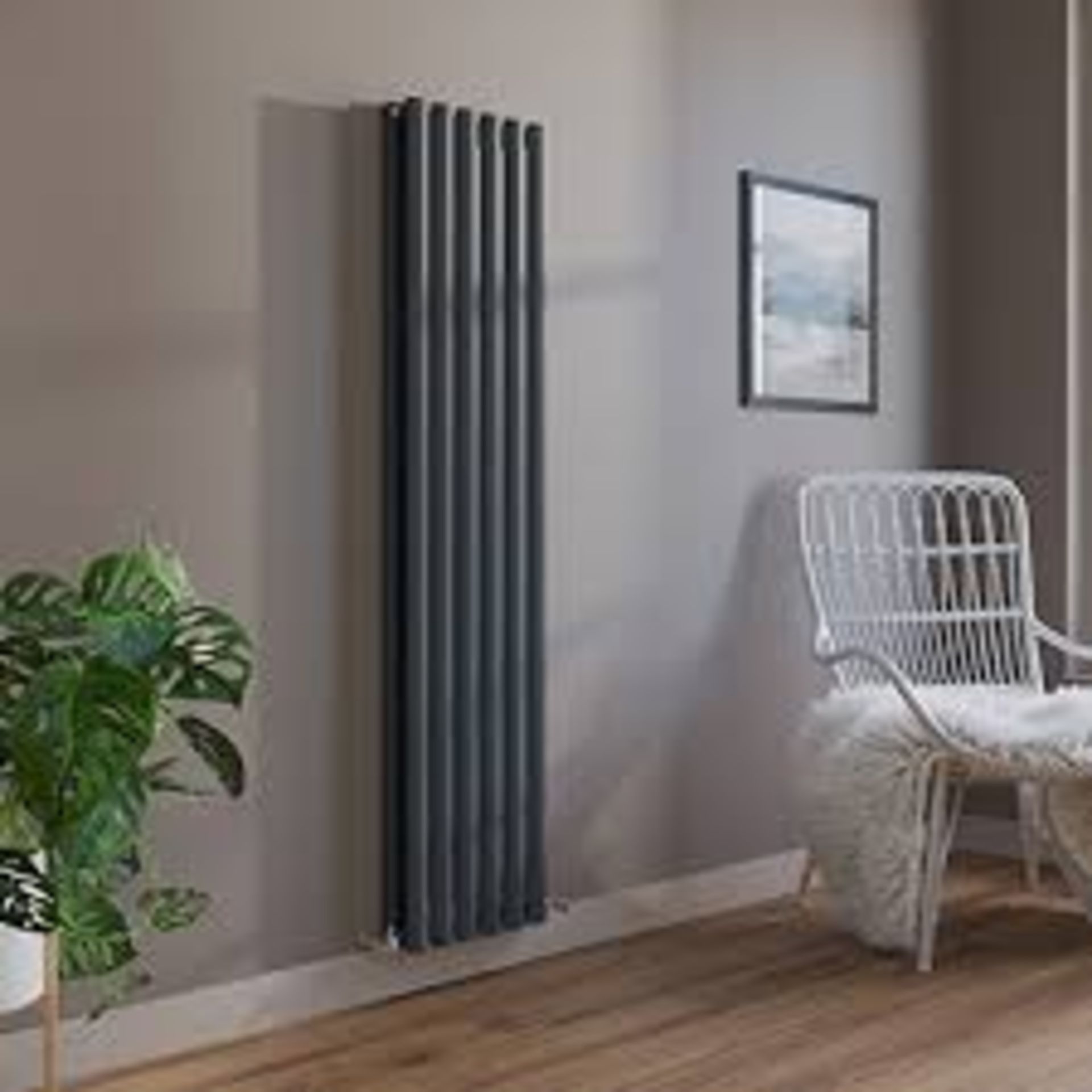 QS Basics Cosy Double Panel Vertical Designer Radiator. - R13a.12.