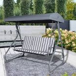 Colorado Steel Grey 2 Seater Swing Bench. - R14