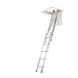 Mac Allister 3 Section 12 Tread Sliding Loft Ladder. - R14