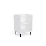 WTC Premier Cab 600mm Kitchen Base Unit Cabinet White. - R13a.13.