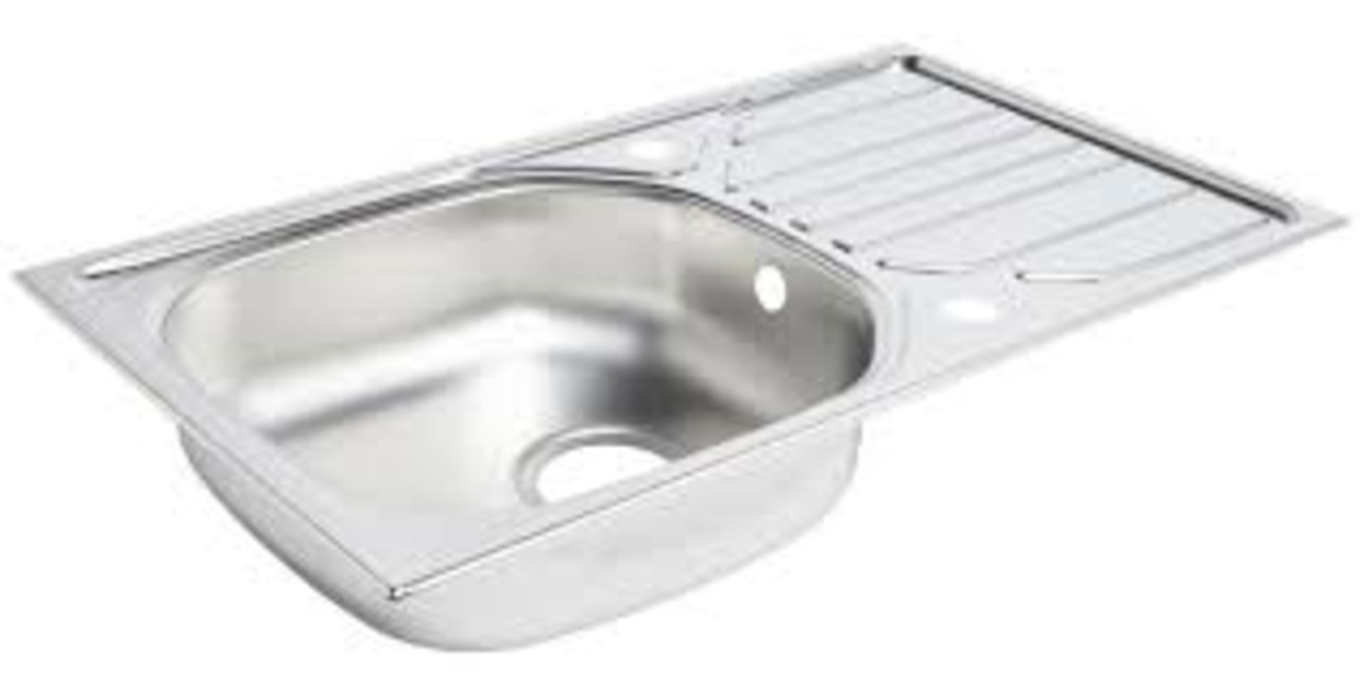 1 Bowl Stainless Steel Kitchen Sink & Drainer. - R14.5. An essential addition to any kitchen, this