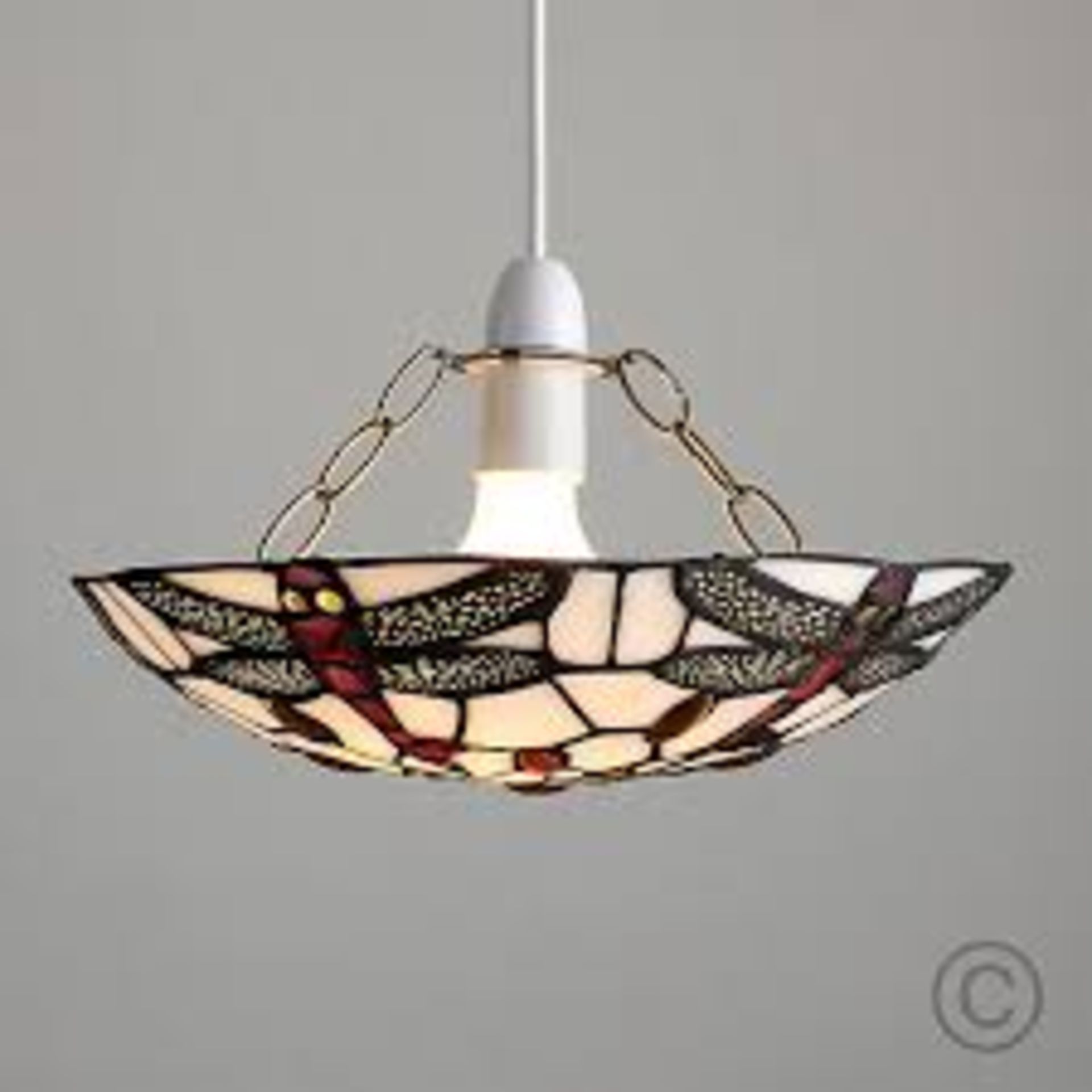 Tiffany Ceiling Pendant Light Shade - Dragonfly. - R14.9.