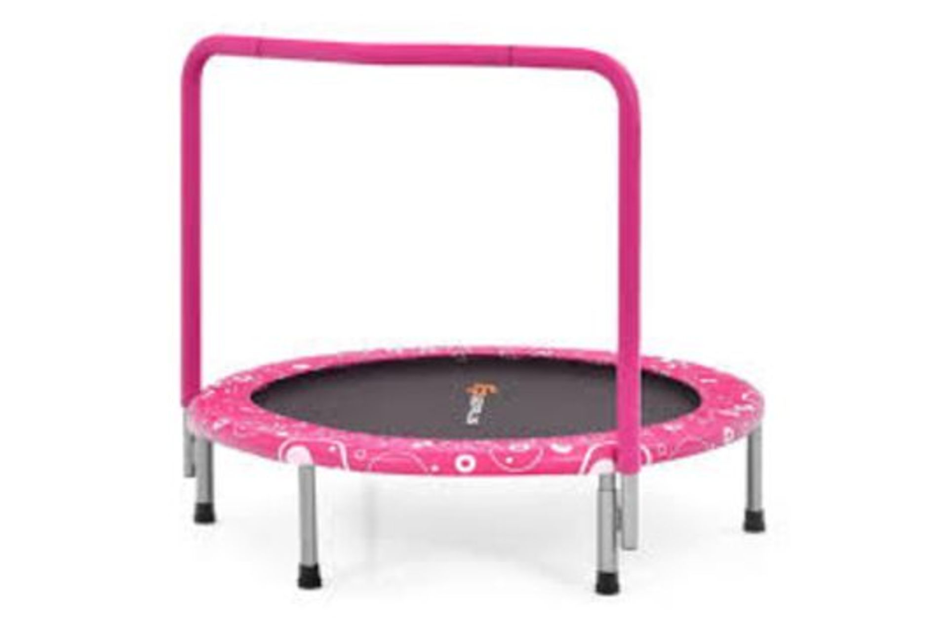 Costway 36 in. Indoor Outdoor Pink Kids Trampoline Rebounder. - R14.10.