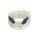 Reinforced Suction Hose with Filter Clear 7m x 1". - PW.