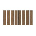 Top Ceramics Walnut Porcelain Wood Effect Matt Floor & Wall Tile. -R13a.13.