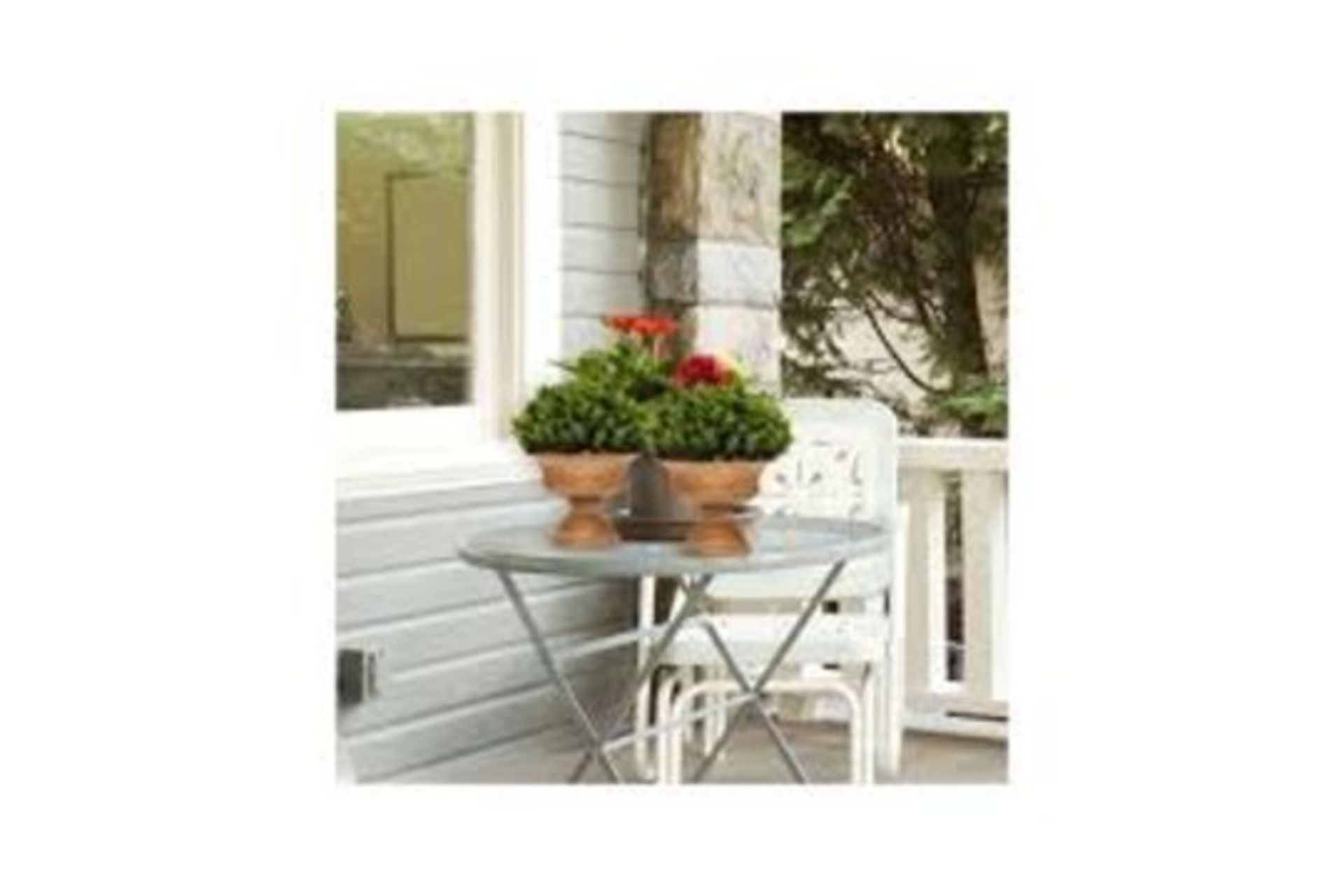 COSTWAY Set of 4 Mini Artificial Plants Artificial Tree with Pot. - R14.10