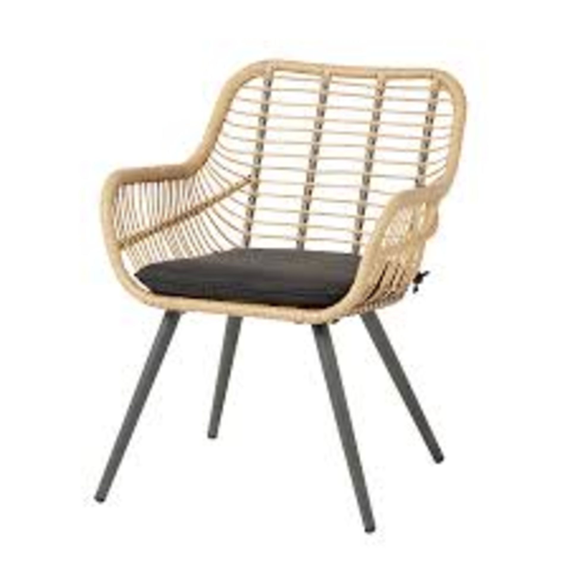 GoodHome Apolima Rattan effect Armchair |. - R13a.12.