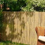 Bamboo Fencing Split Slat Screening Natural. - R13a.12. 1.8x3m.