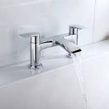 Nes Home Vago Deck Mounted Modern Chrome Waterfall Bath Mixer. - R14.9.