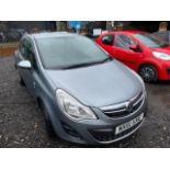 NX61 UXE VAUXHALL CORSA SILVER PETROL MOT: 28.08.24 First Registration: 18.11.11 Mileage:112,568