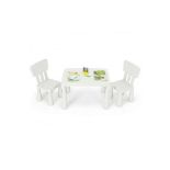 3-Piece Toddler Multi Activity Play Dining Study Kids Table And Chair Set-. - ER24