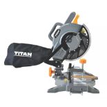 Titan TTB795MSW 210mm Electric Single-Bevel Compound Mitre Saw 240V - ER47