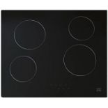 Cooke & Lewis CLCER60A 59cm Ceramic Hob - Black - ER48