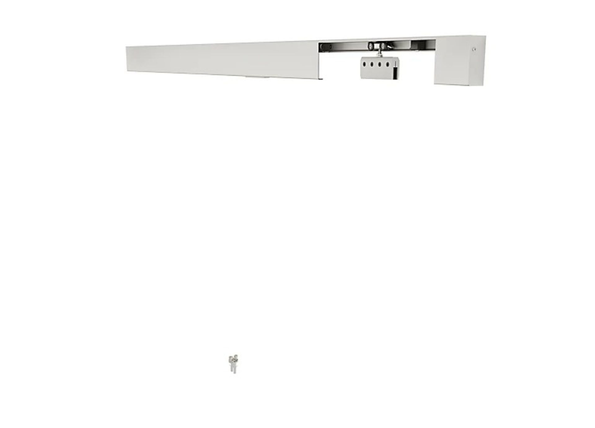 Kidal Silver Sliding door track system (L) 200cm - ER48