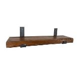 Moderix - Reclaimed Wooden Shelf With Bracket Bent Down - ER47