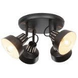 Modern Matt Black 4 Light Spotlight ER48