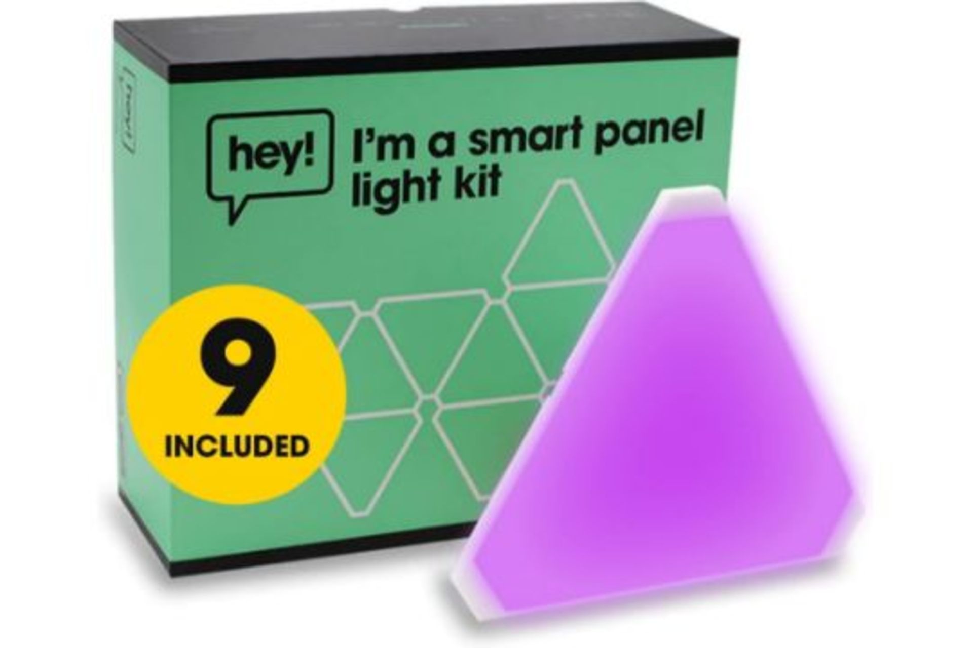 NEW & BOXED HEY! SMART LED RGBW Panel Lighting Kit. RRP £119.99 EACH. Dimmable RGB Lights: For