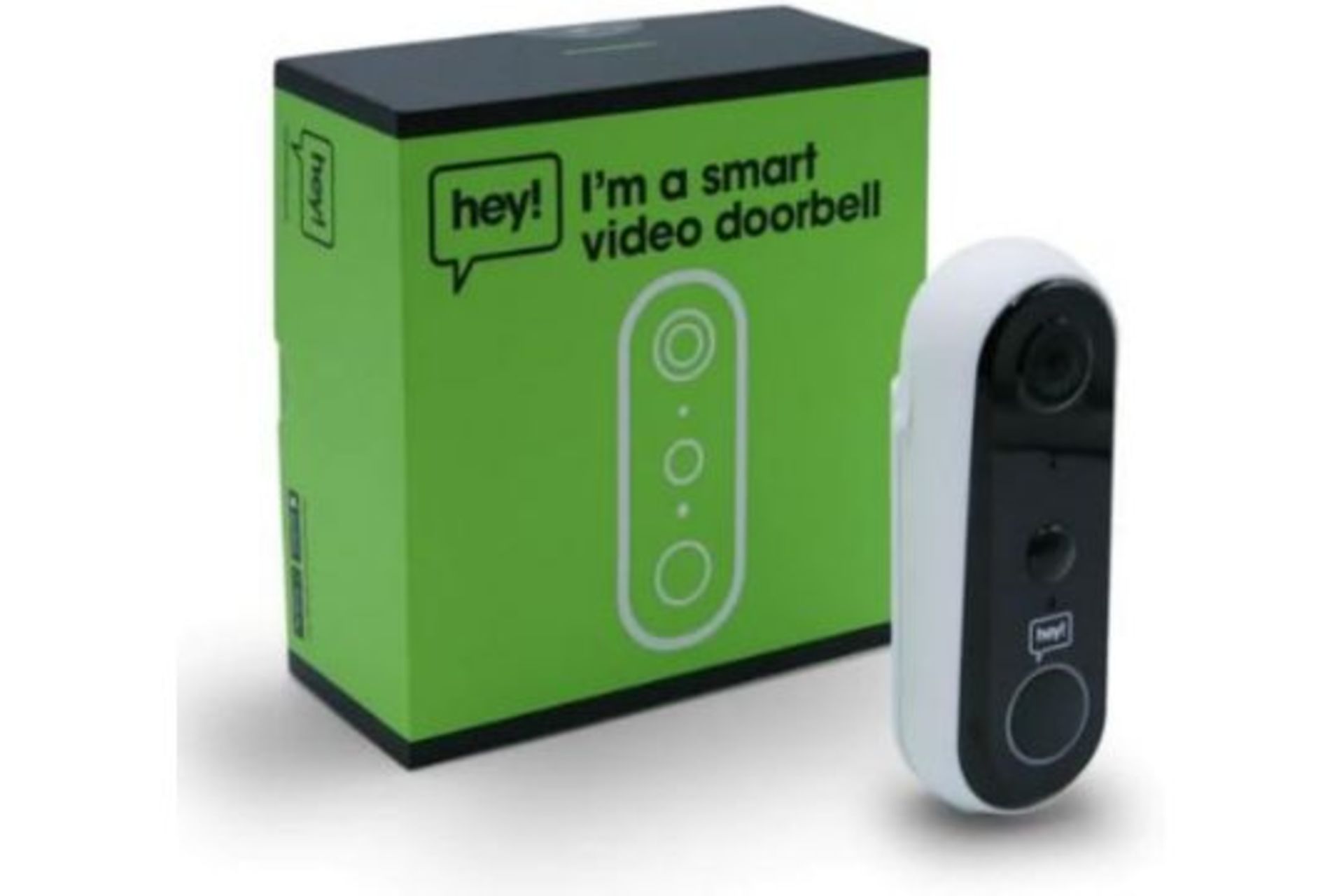 NEW & BOXED HEY! SMART Wireless Video Doorbell. RRP £79.99 EACH. Wifi Doorbell Security Camera