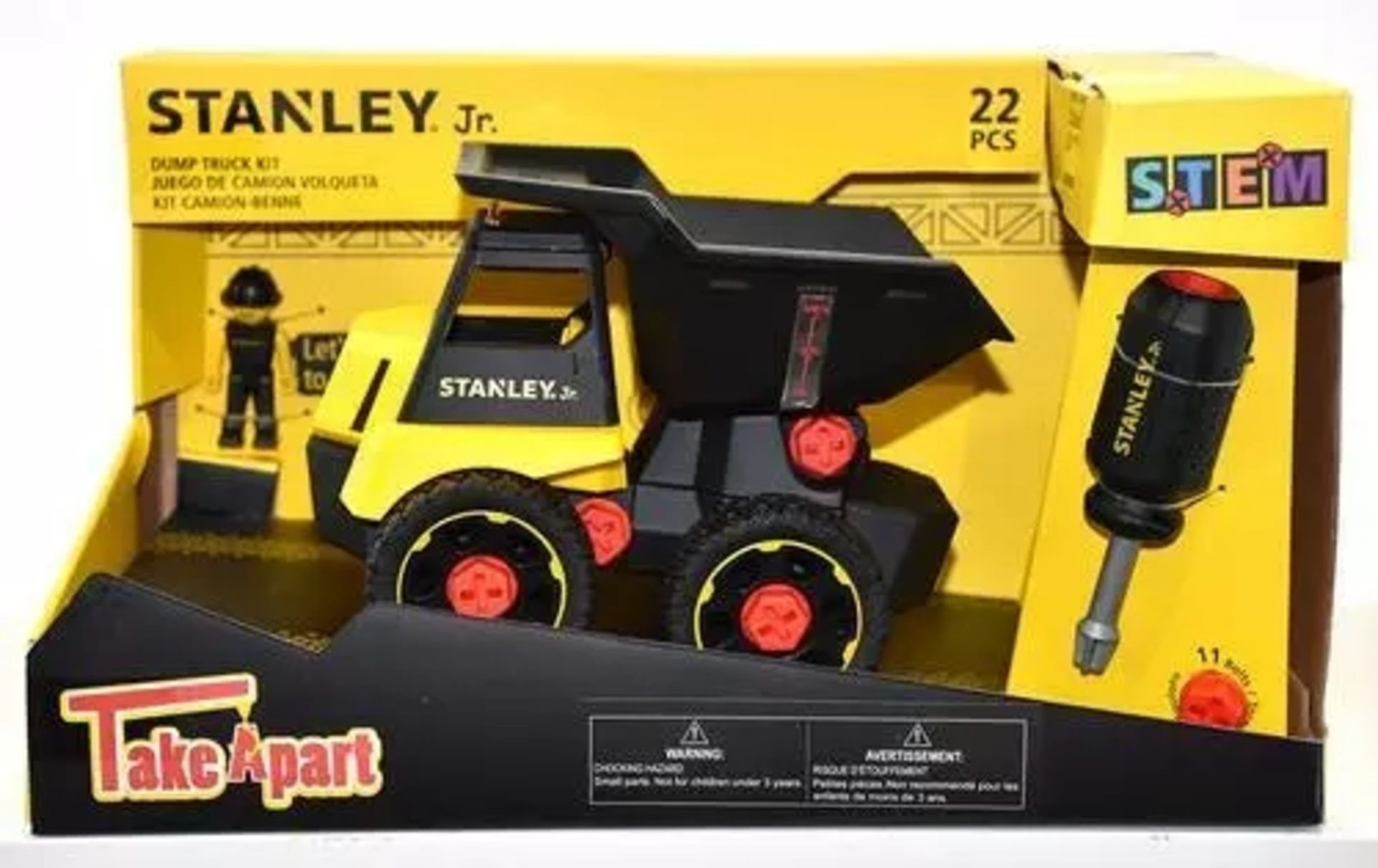 5 X Brand New Stanley Jr. Take A Part Dump Trunk 22 Pieces, - Bild 7 aus 8
