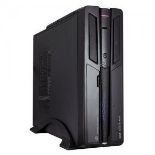 CiT S010BA Micro ATX Slim Case Black with Built-in Card-Reader / Speakers & 300W PSU with MSI