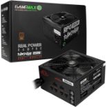 GameMax 850W Rampage Power Supply, Semi-Modular, APFC, Japanese Tk Main Capacitor, 80 Plus Bronze,