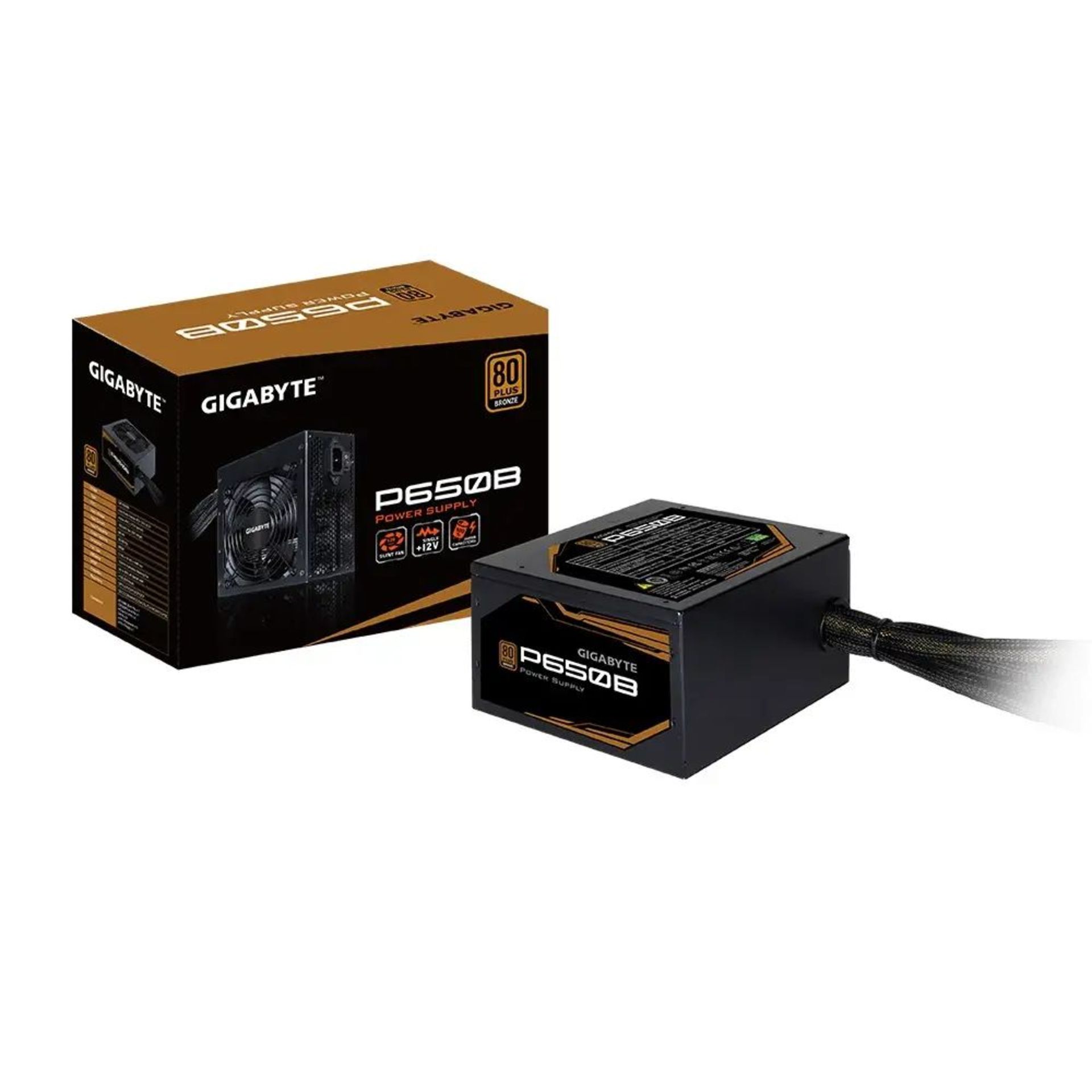 Gigabyte P650B 650W PSU 80 PLUS Bronze ATX Power Supply Unit. - P4. Fortify the power of your system