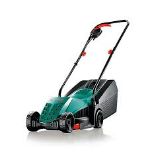 Bosch Rotak 32R Electric Rotary Lawnmower. - P3. Lightweight and compact lawn mower that cuts