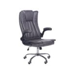 Faux Leather Executive Chair Graphite . - R13a.8. RRP £349.99. Make yourself comfortable while