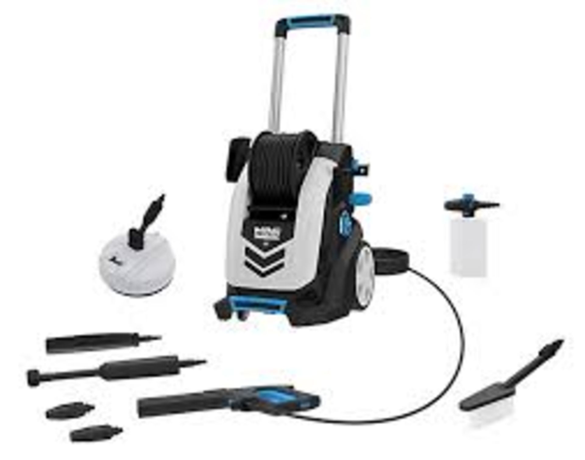 Mac Allister Corded Pressure Washer 2.2KW. - S2.1. This Mac Allister 2200w pressure washer is