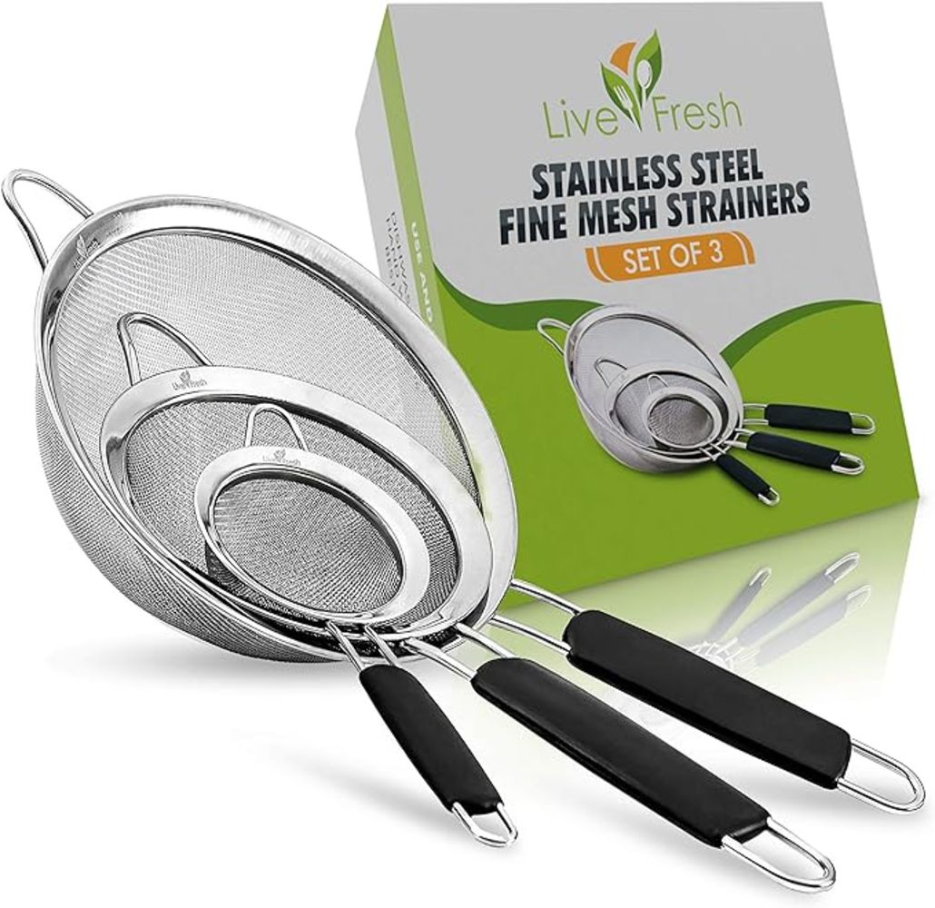 Pallet And Trade Lots of 3 Piece Luxury Kitchen Sieve Sets. Delivery Available