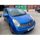 YB08 LKZ NISSAN NOTE BLUE DIESEL  First Registration: 18.06.08 Mot: 21.02.25 Mileage: 182,864 5 DOOR