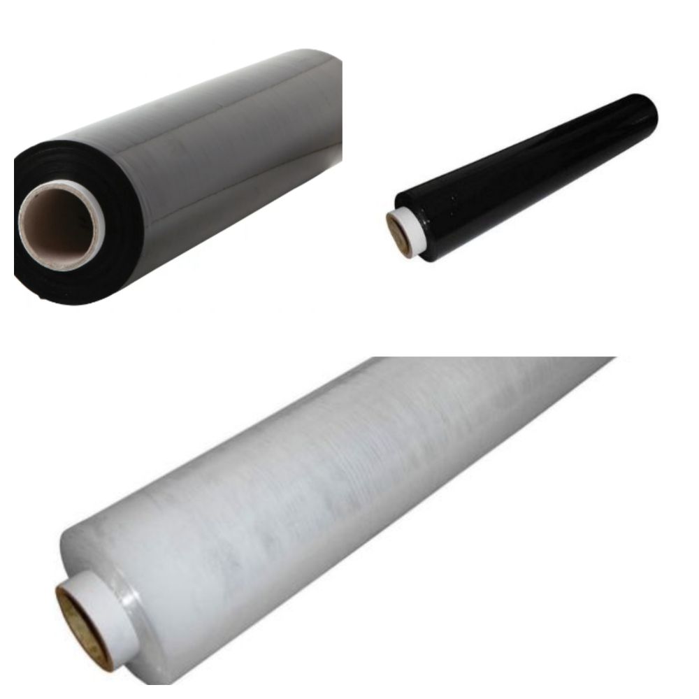 Trade & Pallet Lots of Black & Clear Pallet Wrap - Delivery Available!