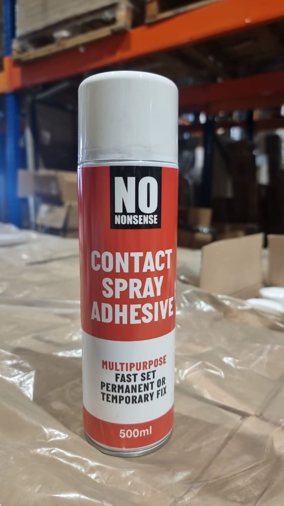 Pallets of 500ml No Nonsense Spray Adhesives - Delivery Available!