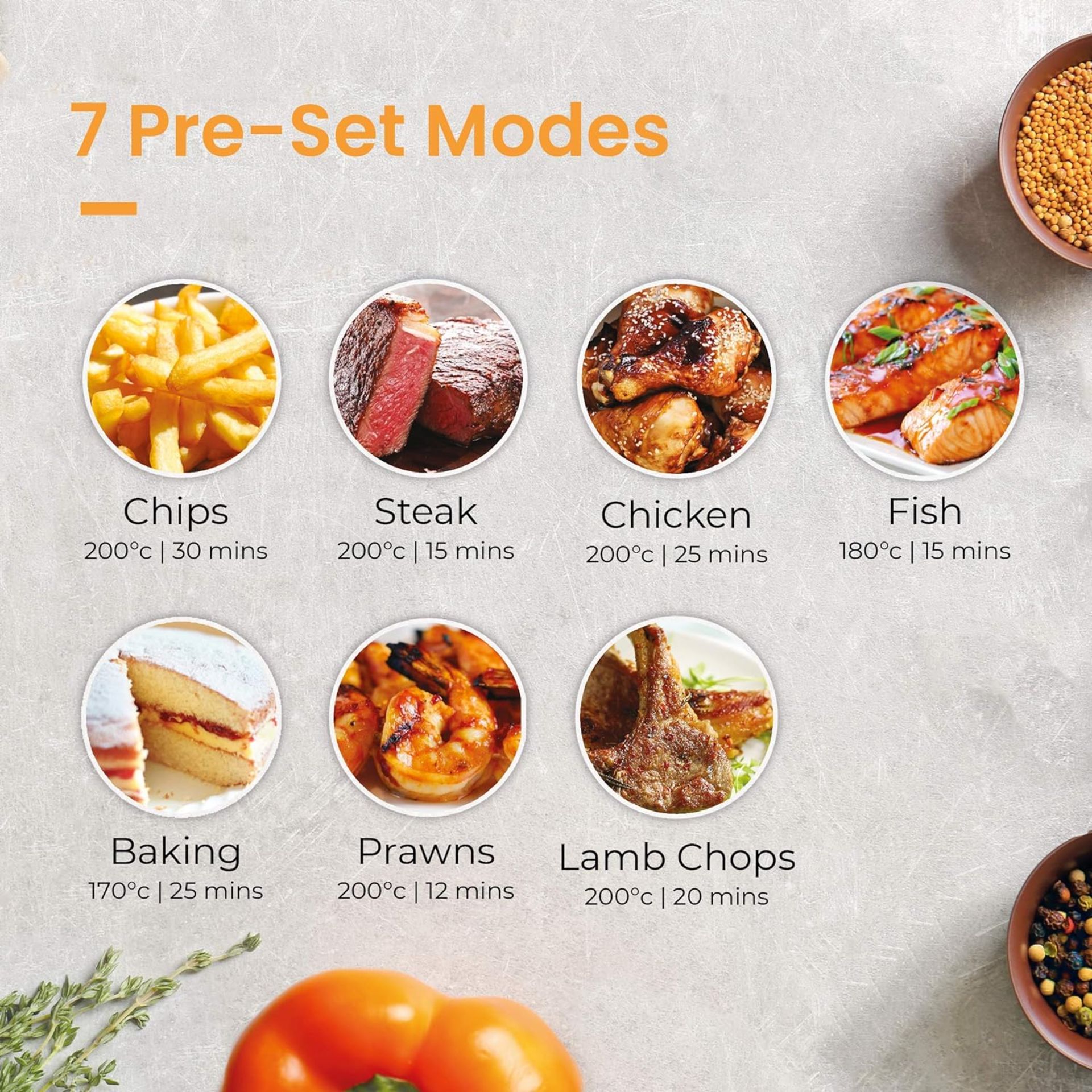 Pro Breeze XL 7.5L Air fryer. RRP £120 . 1800W with Automatic Food