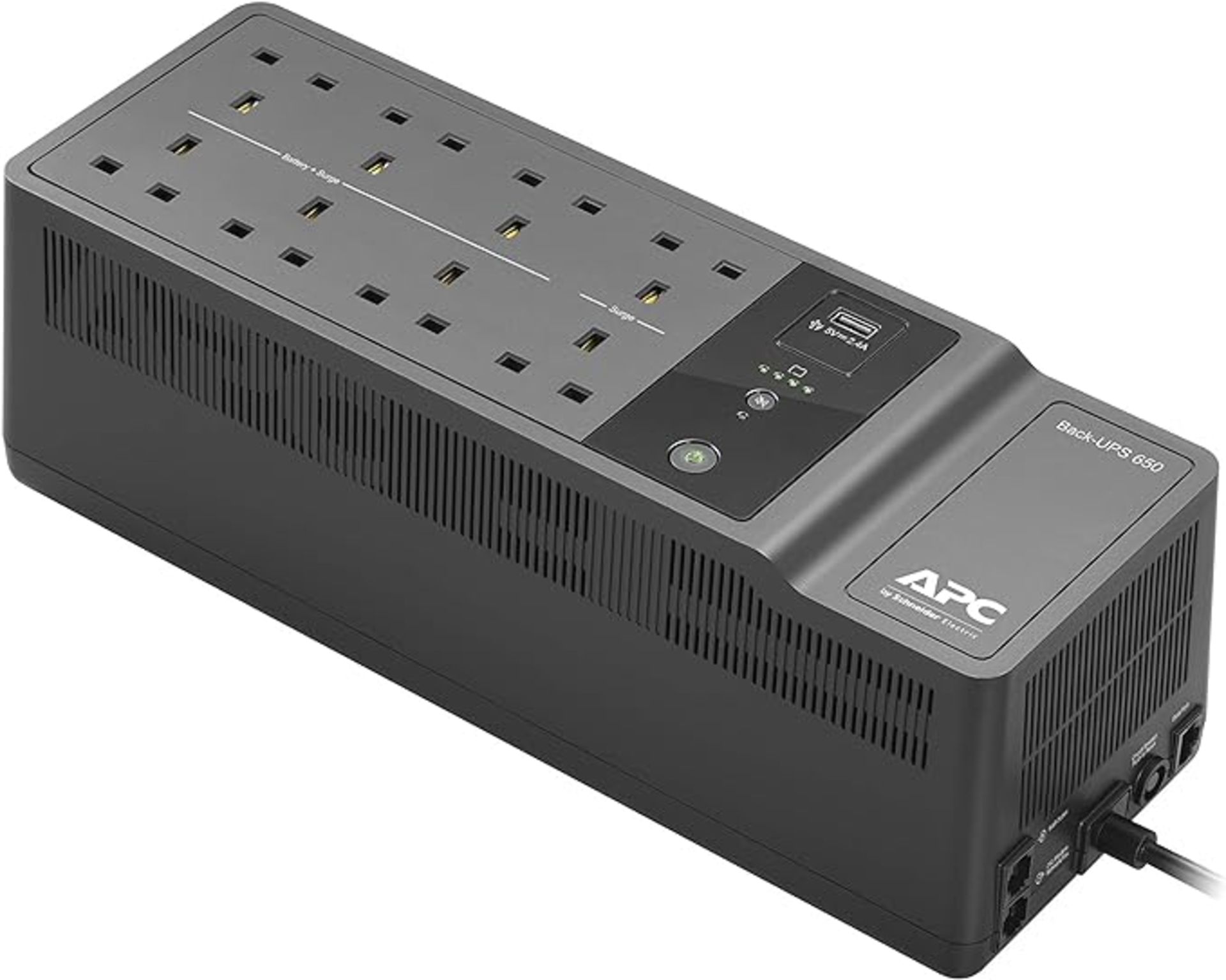 APC BACKUPS ES BE650G2UK Uninterruptible Power Supply 650VA (8
