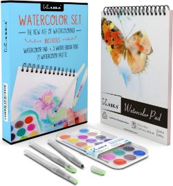 Pallet to Include 35 X BRAND NEW KASSA ALL IN ONE WATERCOLOUR PAINTING SETS WITH WATERCOLOUR PAD,