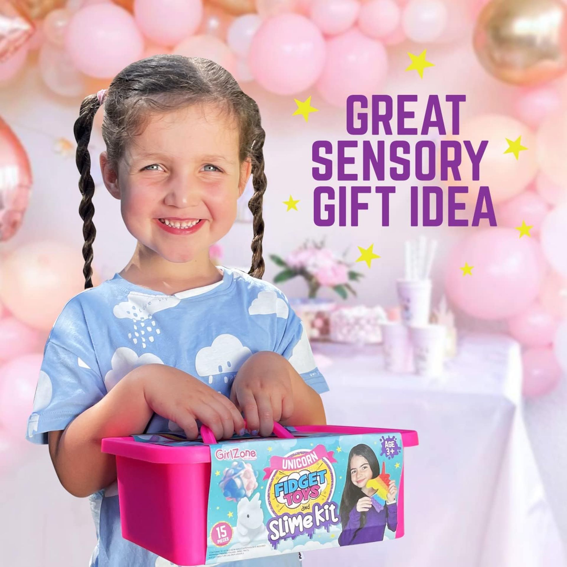 8 X Brand New GirlZone Unicorn Fidget Slime Surprise Kit, Ultimate Sensory Toys and Squishy Slime - Image 4 of 4