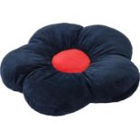 16 X BRAND NEW LARGE LUXURY BLACK FLOWER CUSHIONS R11.14