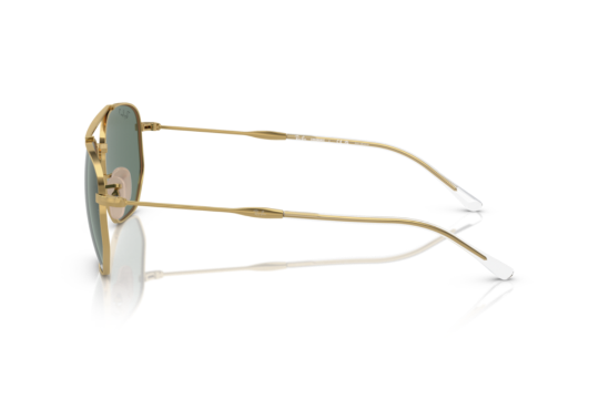 NEW & PACKAGED RAY-BAN Irregular Sunglasses - GOLD WITH GREY LENSES. RRP £200. Ray-Ban RB3707 - Image 3 of 3