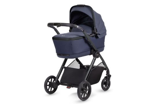 NEW & BOXED SILVER CROSS Reef Pushchair With First Bed Folding Carrycot & Footmuff - NEPTUNE BLUE. - Image 2 of 8