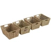 Set of 4 Seagrass Baskets (ER51)