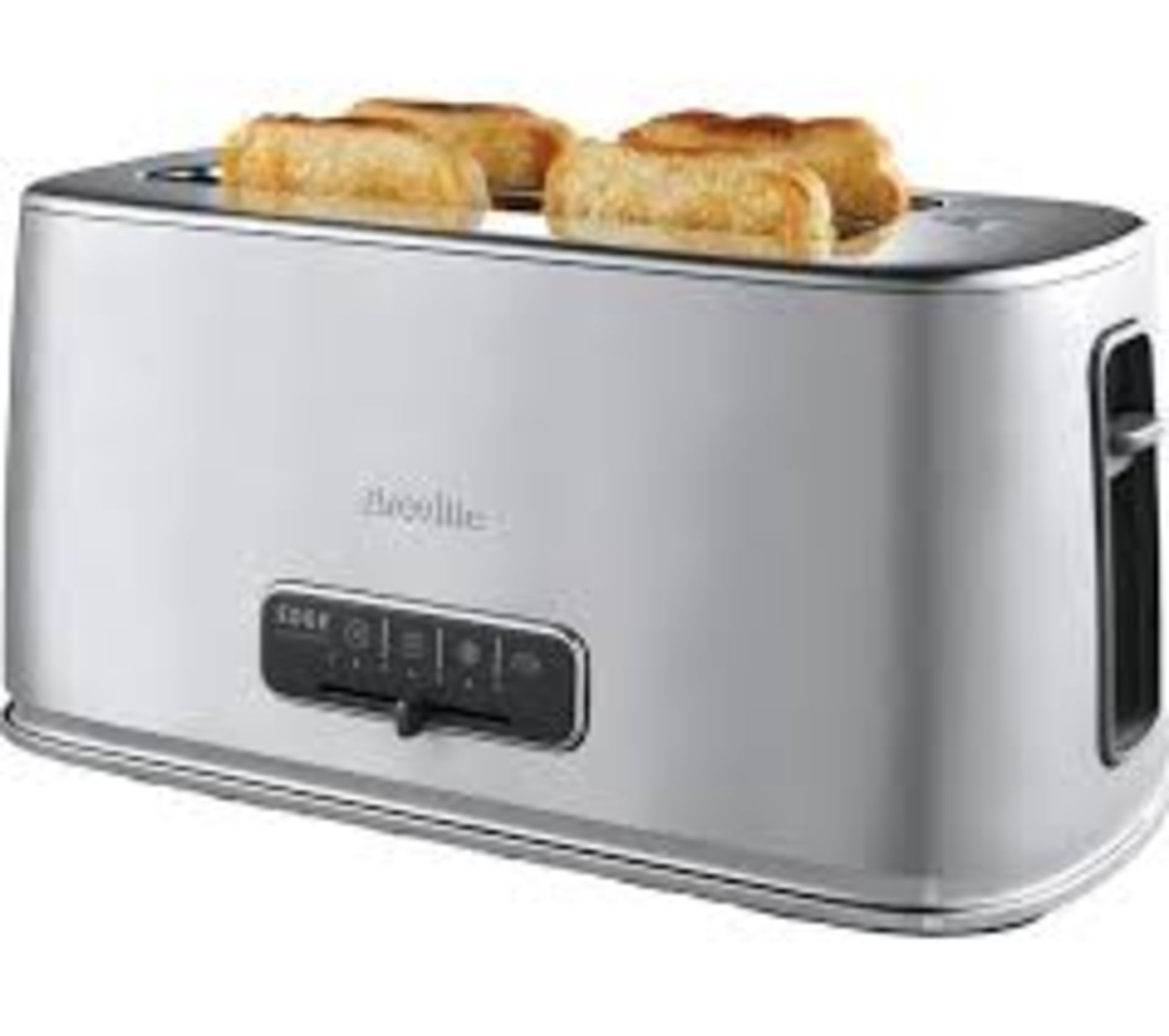 BREVILLE Edge Long Slot VTR023 4 Slice Toaster – Brushed Stainless Steel. - P4.